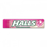 Halls Vita-C sūkājamās konfektes ar arbūzu garšu un vitamīnu C 33.5g | STOCK