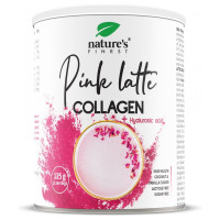 NATURE'S FINEST Pink collagen Latte maisījums ar kolagēnu un vaniļas garšu 125g | STOCK