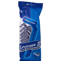 Laser 2 asmeņu vienreizlietojami skuvekļi vīriešiem 10gab | STOCK
