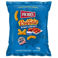 Herr's kukurūzas uzkodas ar zilā siera un Buffalo vistiņu garšu 113g | STOCK