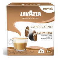 Lavazza Capuccino Dolce Gusto kafijas kapsulas (16) 200g | STOCK