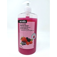 Betres dušas želeja ar sarkano ogu un augļu smaržu 750ml | STOCK