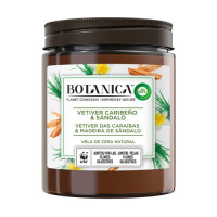 Air Wick Botanica aromatizēta svece ar Karību vetīvera un sandalkoka aromātu 120g | STOCK