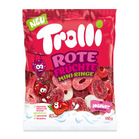Trolli Rote Mini-Ringe želejas konfektes 150g | STOCK