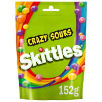 SKITTLES Crazy Sours dražejas 152g | STOCK