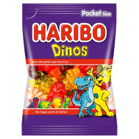 HARIBO želejas konfektes Dinos 100g | STOCK
