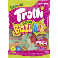 TROLLI Bizzl Mix Sour želejas konfektes 150g | STOCK