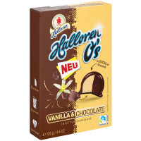 HALLOREN O's šokolādes un vaniļas garšas konfektes 125g | STOCK