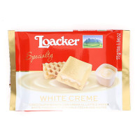 LOACKER Speciality baltās šokolādes tāfelīte White Creme 55g | STOCK