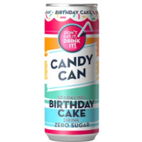 CANDY CAN Birthday Cake limonāde, bundžā 330ml | STOCK