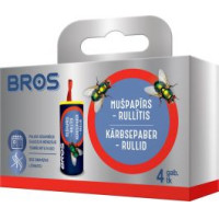 BROS mušpapīrs rullīšos 4gab | STOCK
