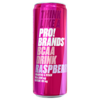 PRO!BRANDS Изотонический спортивный напиток Raspberry BCAA 330мл | STOCK