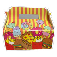 Dāvanu kārbiņa Fast Food 22,5cm | STOCK