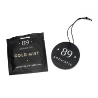 89 AROMATIC Gold Mist papīra gaisa atsvaidzinātājs | STOCK