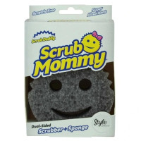 SCRUB DADDY Scrub Mommy Grey divpusējs sūklis | STOCK