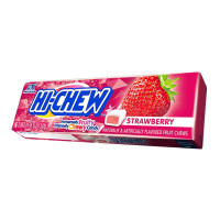 HI-CHEW Strawberry košļājamās konfektes 50g | STOCK