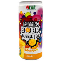 VINUT Popping Bubble tea mango 320ml | STOCK
