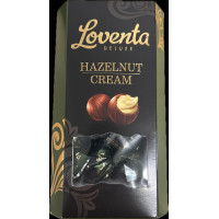 LOVENTA praline šokolādes konfektes ar lazdu riekstu krēmu Deluxe 130g | STOCK