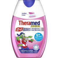 THERAMED 2in1 Junior zobu pasta ar zemeņu garšu (no 6+ gadiem) 75ml | STOCK