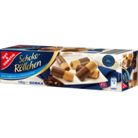 G&G Schoko-Rollchen vafeles piena šokolāsdē 125g | STOCK