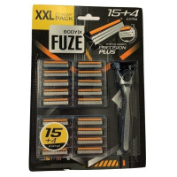 Body-X Fuze 15 + 4 vienreizējie  skuvekļi | STOCK