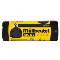 Deluxe atkritumu maisi 60L x10 | STOCK