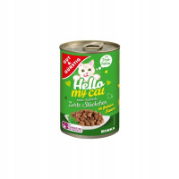 G&G Hello my cat slapjā kaķu barība ar tītaru 415g | STOCK