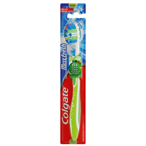 Colgate Max Fresh vidēji cieta zobubirste | STOCK