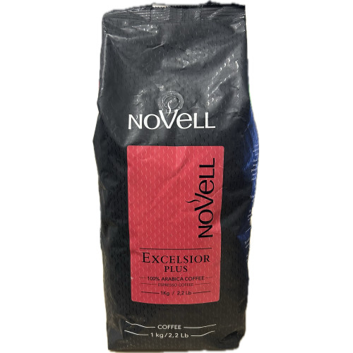 Novell Excelsior Plus kafijas pupiņas 1Kg | STOCK