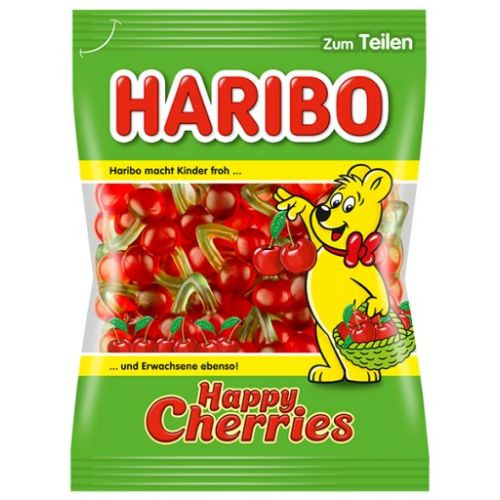 Haribo Happy Cherries želejas konfektes 175g | STOCK