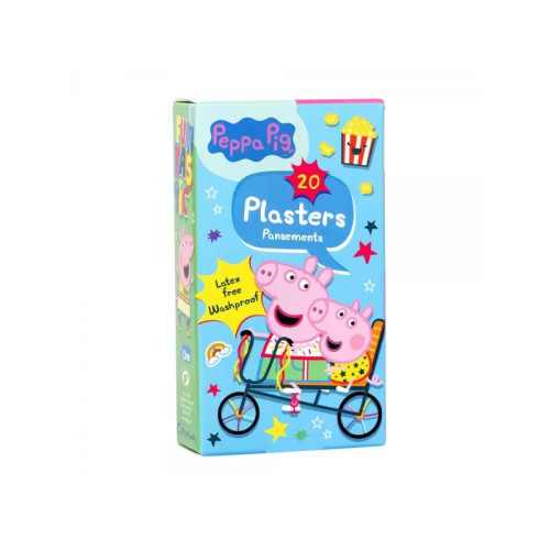 Peppa Pig Kids plāksteri 20 gab. | STOCK