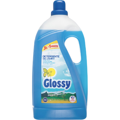 Glossy šķidrais veļas mazgāšanas līdzeklis baltai un krāsainai veļai 4L | STOCK