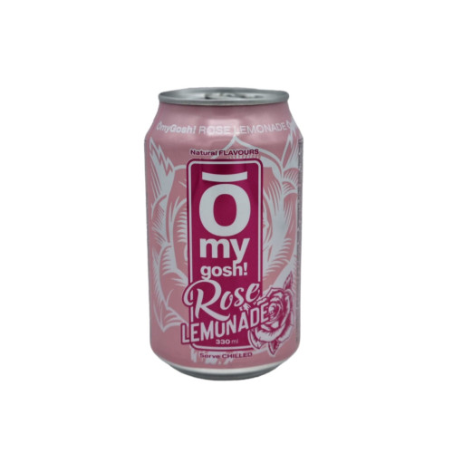 OMyGosh gāzēts dzēriens ar rožu garšu 330ml | STOCK