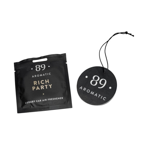 89 Aromatic Rich Party papīra gaisa atsvaidzinātājs | STOCK