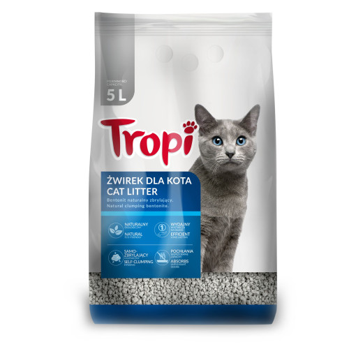 Tropi kaķu smiltis 5L | STOCK