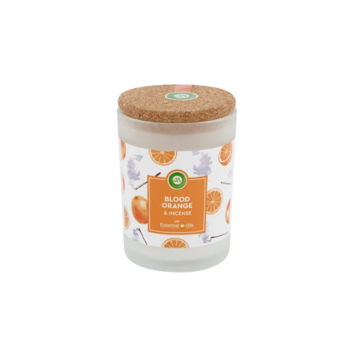 AIR WICK svece ar sarkano apelsīnu un vīraka aromātu 185g | STOCK