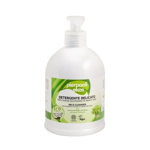 PIERPAOLI EKOS attīrošas ziepes sejas un roku kopšanai ar nātru ekstraktu 500 ml | STOCK