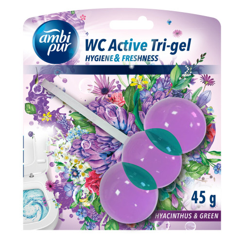 AMBI PUR Tri-gel Active tualetes poda bloks 45g | STOCK