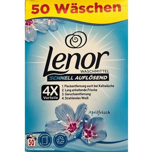 LENOR Universal pulveris veļai ar liliju aromatu (50x) 3kg | STOCK