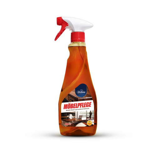DELUXE mēbeļu tīrīšanas un pulēšanas līdzeklis ar vasku 500ml | STOCK