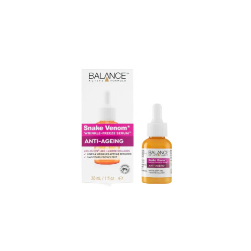 CREIGHTONS Balance Anti-Ageing serums sejas ādai ar 4% SYN®-AKE un jūras kolagēnu 30ml | STOCK