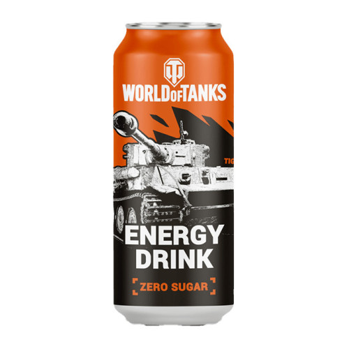 WORLD OF TANKS enerģijas dzēriens Zero 500ml | STOCK