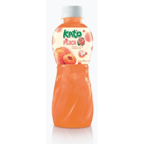 KATO Peach Nata De Coco dzēriens 320ml | STOCK