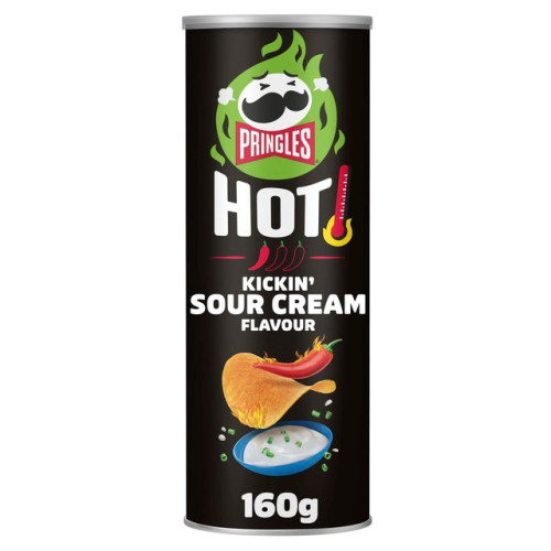 PRINGLES Hot Kickin Sour Cream 160g | STOCK