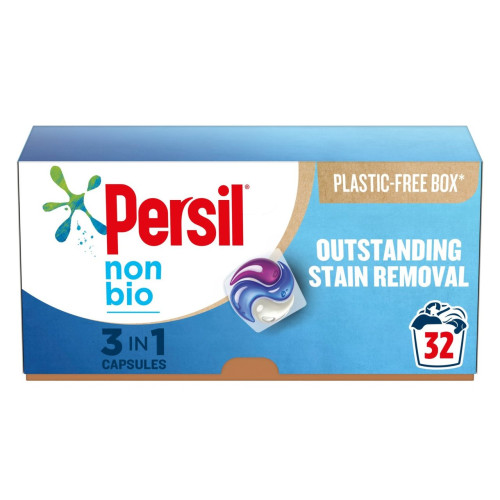 PERSIL Non Bio Sensitive veļas mazgāšanas kapsulas 32gab | STOCK
