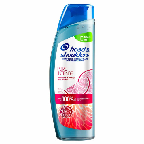HEAD&SHOULDERS Pure Intense Grapefruit pretblaugznu šampūns 250ml | STOCK