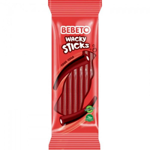 BEBETO Wacky Sticks Cola želejas konfektes 160g | STOCK