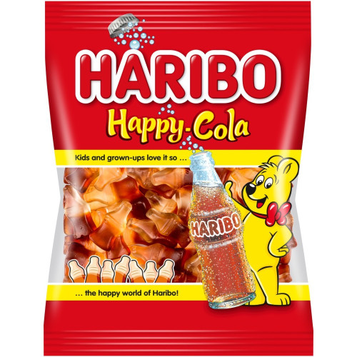 HARIBO Happy Cola želejas konfektes 100g | STOCK