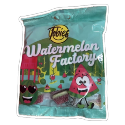 TOBIES Watermelon Factory želejas konfektes 200g | STOCK