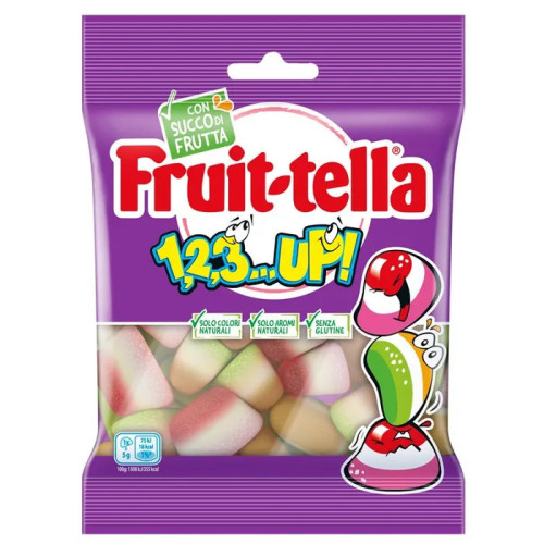 FRUIT-TELLA 1,2,3 Up želejas konfektes 175g | STOCK
